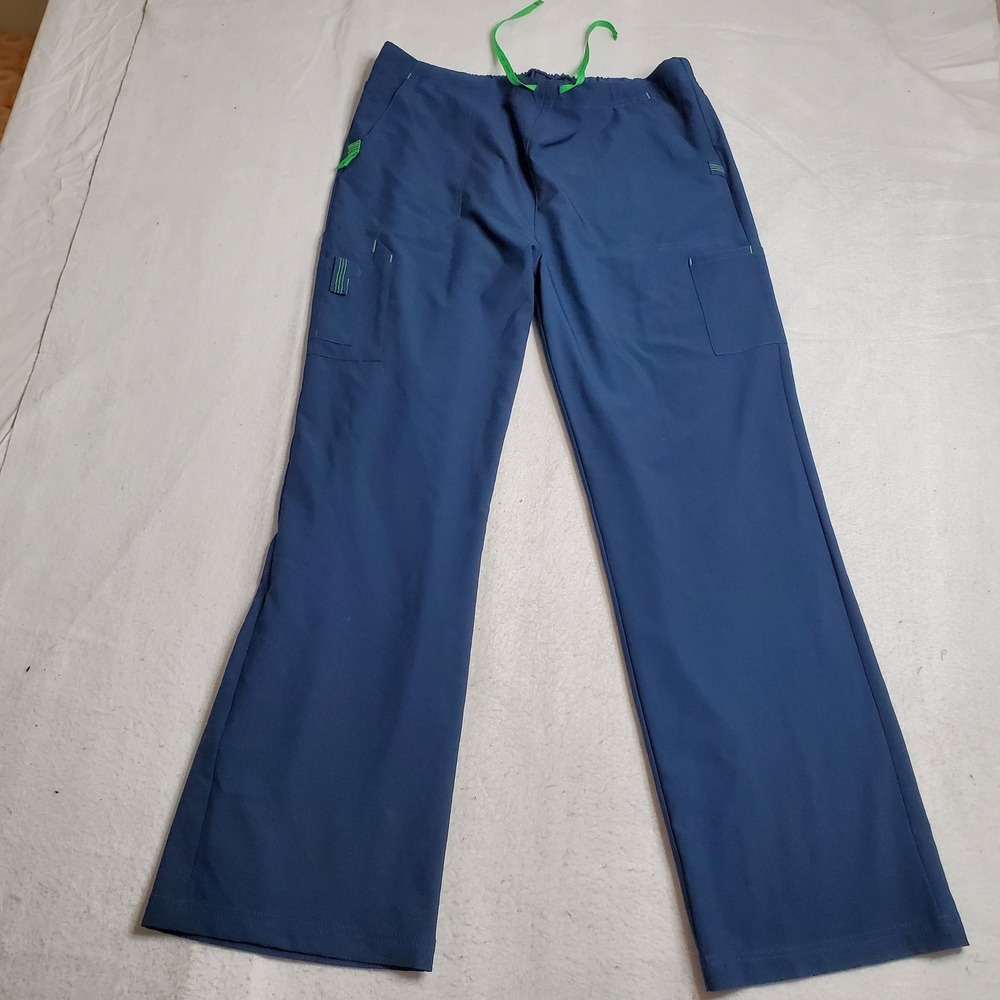 Carhartt Mens Scrub Pants Blue Regular C52110 Size XL
